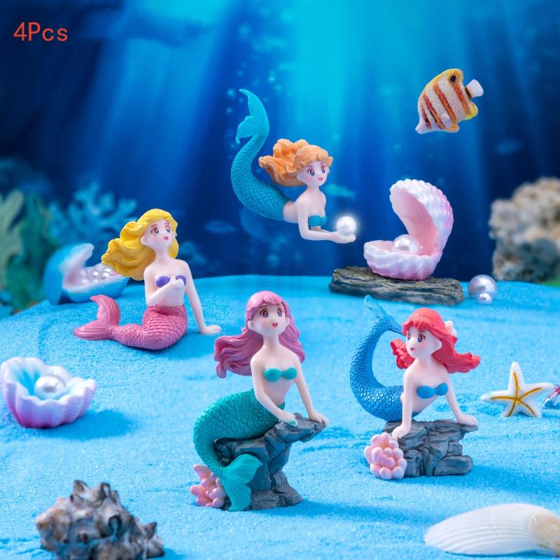 Marine Aquarium All In One - 4 adet plastik balık tankı küçük