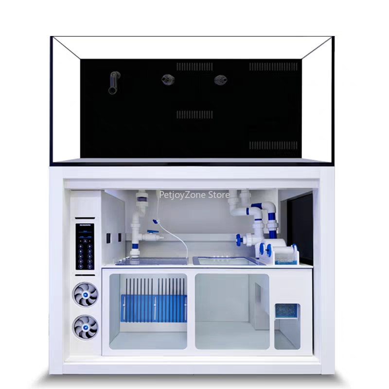 Marine Aquarium All In One - Lüks Ultra Beyaz Cam Tuzlu Su